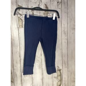 Moon & Back Girls Lightweight Elastic Waist Pull-On Cotton Pants Navy Size 2